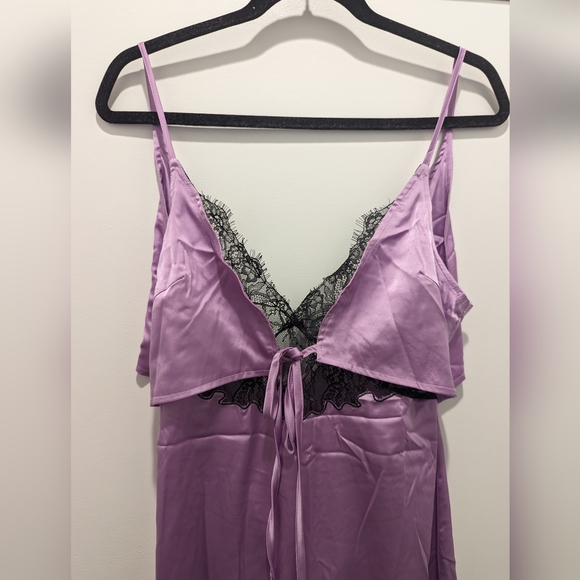 FASHION NOVA - Maya Satin Maxi/Midi Dress - Picture 9 of 9